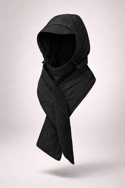 RainScarf Noir – Écharpe de pluie élégante | RAINPOP — noir
