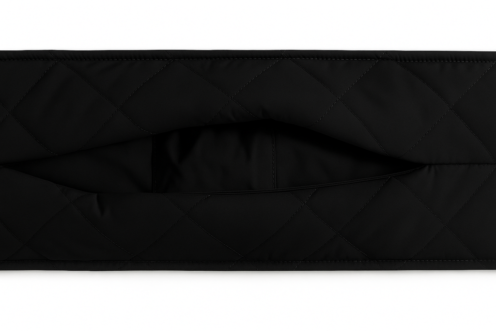 RainWrap Noir – Écharpe capuche imperméable élégante | RAINPOP — black
