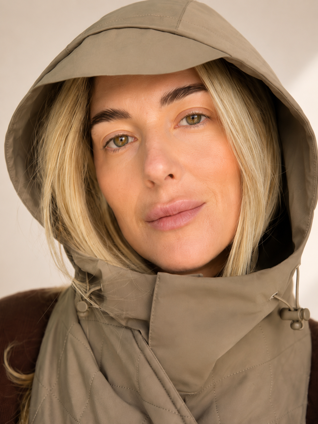RainScarf Taupe – Écharpe de pluie élégante | RAINPOP — Taupe