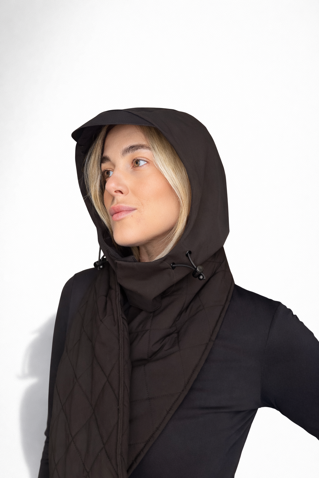RainScarf Noir – Écharpe de pluie élégante | RAINPOP — noir